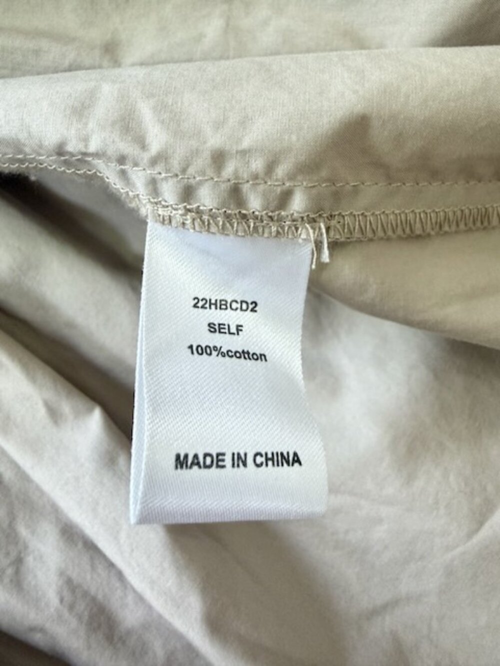 Hunter Bell New York Merritt Dress Taupe Cotton Poplin Sz SMALL - Picture 8 of 9